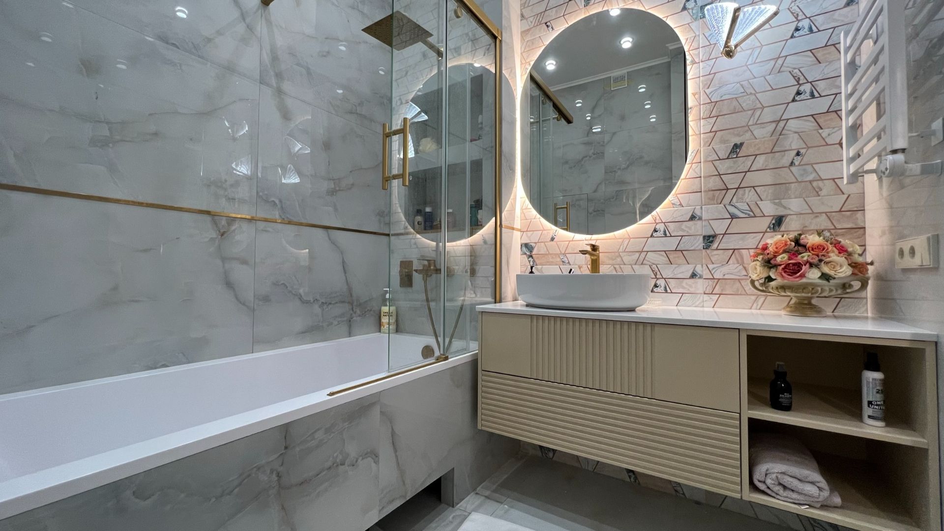 Дизайн ванной комнаты премиум | Современные интерьеры и мебель на заказ