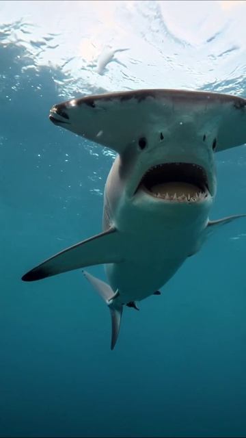 Широкая голова акулы: загадки океана #акулы #океан #подводныймир