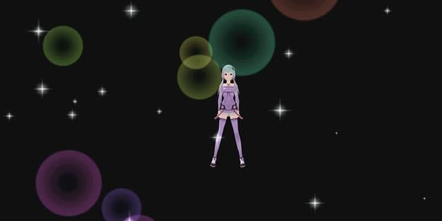 MMD Yuka Burning Night (Юка, Горящая ночь) ,персонажи серии Vocaloid 3