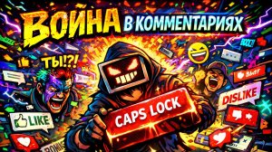 Война в комментариях ⚡Энергичный рок о цифровом хаосе | Анимэ клип