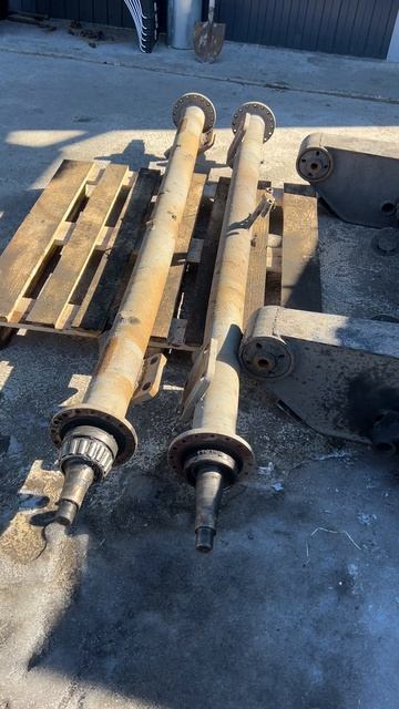 Изготовление новой оси автовоза