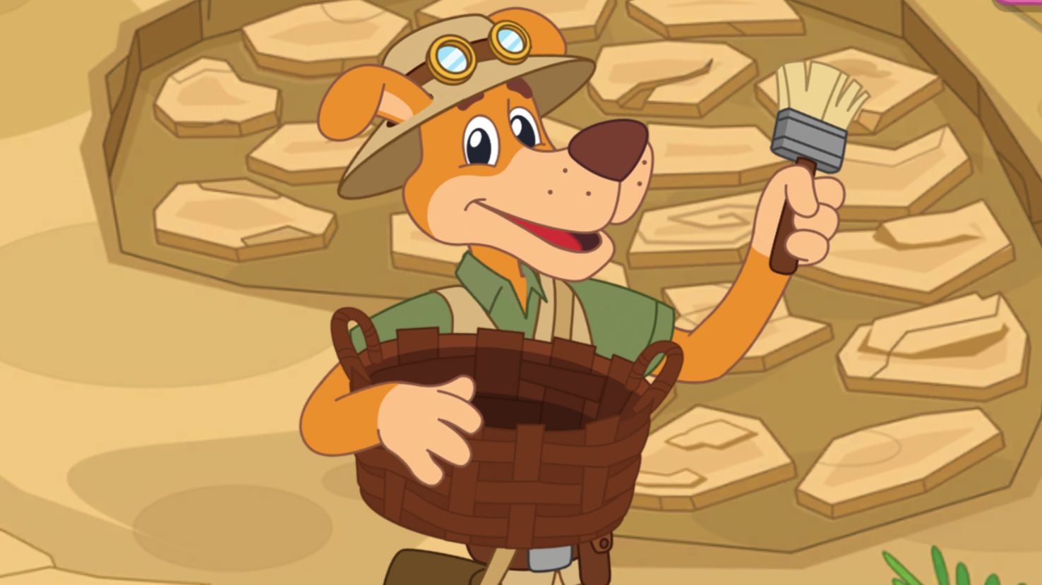 Простоквашино . Кот  Матроскин и пес Шарик ищут динозавров. Почемучка для детей . ч  12