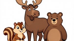 🐺Ауууу! — дикие животные на якутском языке| Видео для детей. Алтан ТВ 🐻