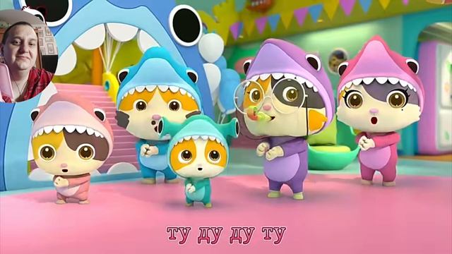 Мими и её семья - Песня акуленка. Мультфильм с моими комментариями