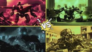 РОБОТ ВОИН против МОНСТРОВ — Битва 4 Роботов под Хайповую Музыку 🤖⚡️