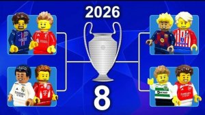 Лига чемпионов 2026 ⭐ четвертьфинал в Лего
