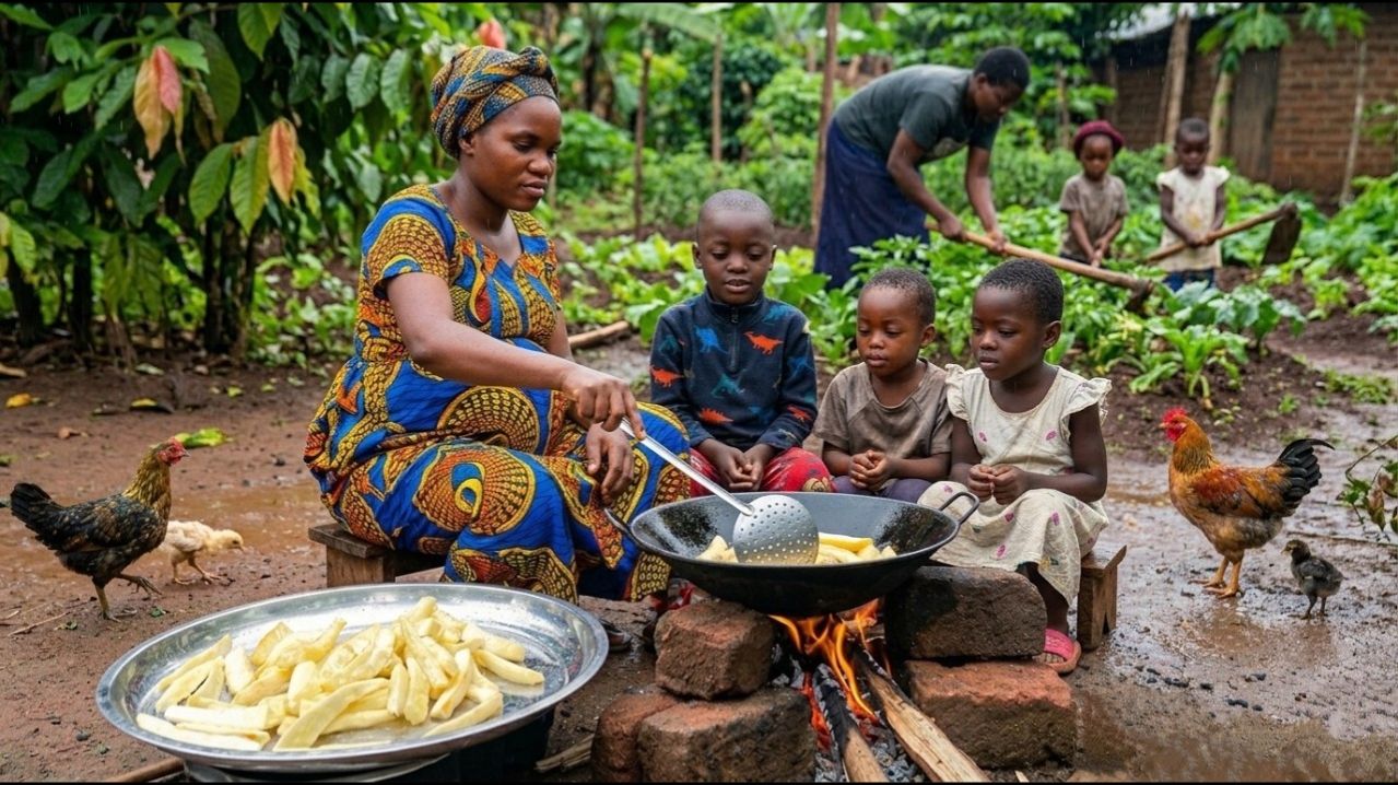 Завтрак «От фермы к столу» и работа в саду с детьми в дождливое утро