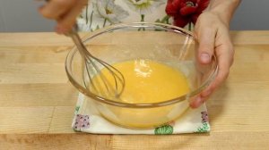 Итальянский пирог Нуа с заварным кремом без миксера, на растительном масле!