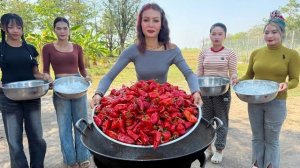 Изумительный рецепт приготовления перца на пару со свининой. Кухня Азии