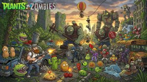 Зомби против растений! Plants vs Zombies ПвЗ PvZ Растения против Зомби