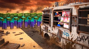 🧟ВЫЖИВАНИЕ В ДОМЕ НА КОЛЁСАХ В ЗОМБИ АПОКАЛИПСИСЕ В МАЙНКРАФТ! ШЕДИ МЕН MINECRAFT