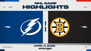 Обзор матча НХЛ | Бостон - Тампа-Бэй (11.04.2026)