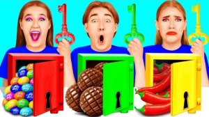 Выбери Правильный Ключ Челлендж | Забавные Лайфхаки с Едой