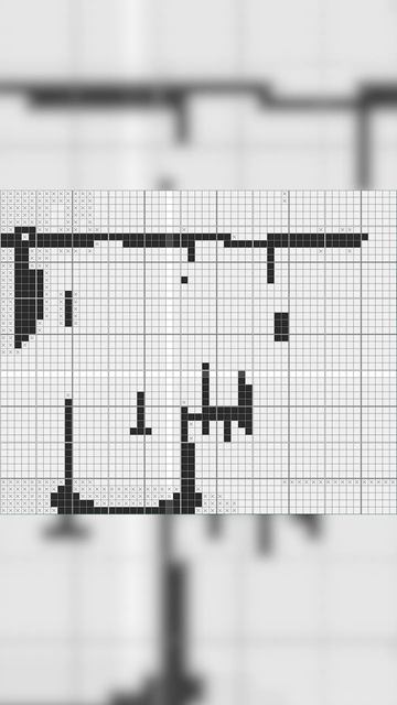 Кулинар - (Culinary Specialist) [★★★★★] 55х45 чёрно-белый японский кроссворд #pixelart