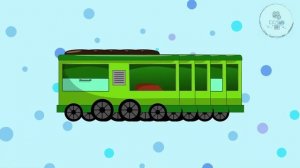 Учимся считать от 1 до 5 🚂 Поезд и вагоны 🚌  Автобус и песенки