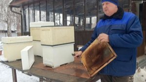 Подготовка испорченных сот для перетопки