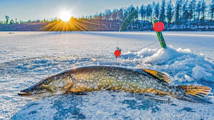 Зимняя рыбалка. Село Катравож ЯНАО