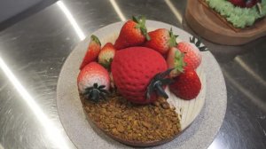 клубничный тарт от корейского шеф-повара