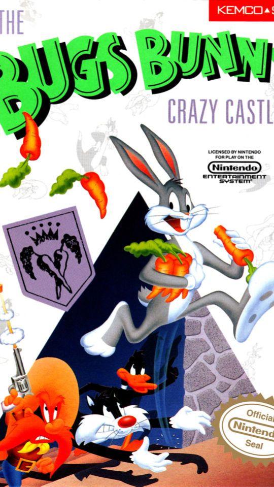 Сумасшедший замок Багза Банни(The Bugs Bunny Crazy Castle).На русском.NES