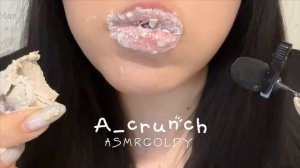 Мокрый хруст/Мел Халва в Меловой пасте 💞 /ASMRGOLDY 💫