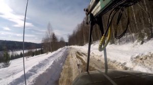 Ранняя весна 2026. Урал лесовоз за Вишерагорск.