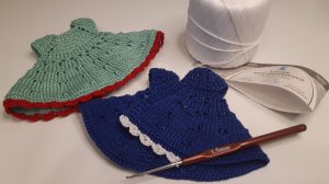 Обвязка изделия крючком/ вариант 3