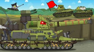 Сухопутного крейсера  Landkreuzer p1500  - НОВЫЙ советский МОНСТР  - мультик про танки