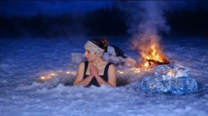 Снежный кемпинг и ледяное купание.