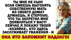 Истории из жизни| Свекровь снова явилась с проверкой, а мы уехали |Аудио рассказы|Жизненные истории