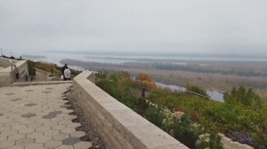 Самара. Вид на Волгу. Красивый пейзаж.