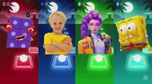 Губка Боб, Номерблоки, Влад и Ники против К-Поп Охотников