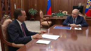 Губернатор Краснодарского края Вениамин Кондратьев доложил президенту о ходе посевной кампании