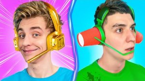 Влад а4 . Ультра БОГАТЫЙ vs Ультра БЕДНЫЙ ГЕЙМЕР ! Видео Влада Бумага а4 А 4 Bumaga