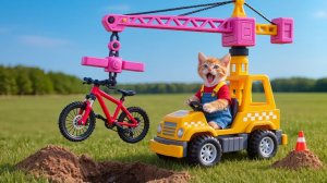 🐱🚜 Рыжий Котенок получает свой Первый мини—экскаватор ❤️ МУЛЬТИК ДЛЯ ДЕТЕЙ | МУЛЬТИКИ ДЛЯ МАЛЫШЕЙ