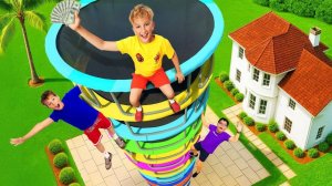 ПОСЛЕДНИЙ, КТО ПОКИНЕТ БАТУТНУЮ БАШНЮ, ВЫИГРАЕТ 10 000 ДОЛЛАРОВ!