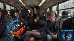 "Час Пик в полной Газельке — Красивая Девушка и Музыка 2026"