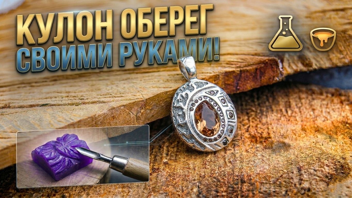 Ювелирное дело! Кулон оберег своими руками.