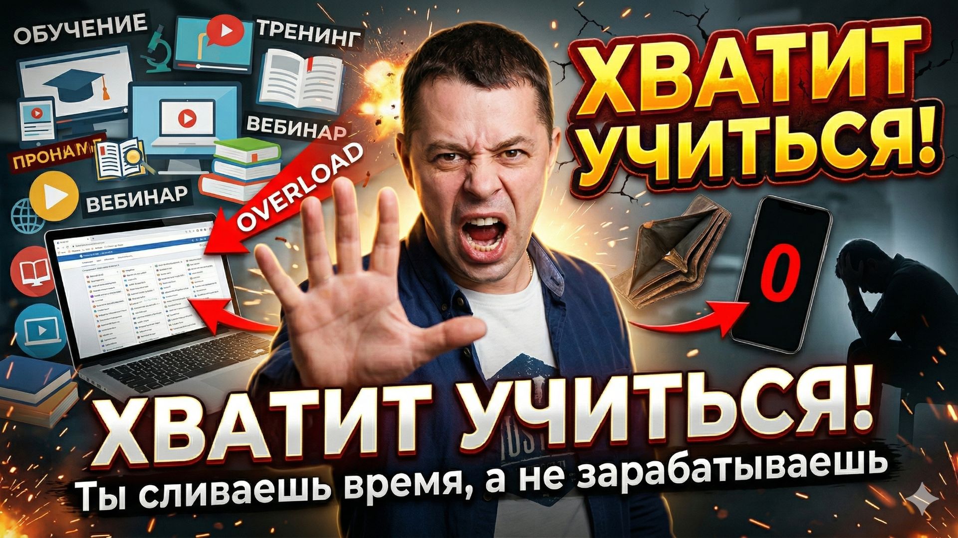 Хватит учиться! Почему бесконечные тренинги тормозят ваш результат.