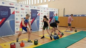 Трёхгорный 2025 11 15 поток 5 Рывок (1мин: м-32кг ж-16кг, 2мин: м-28кг ж-14кг, 3мин: м-24кг, ж-12кг)