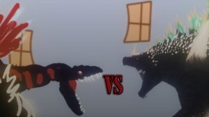 годзилла black blood против спэйс годзиллы 2027 и годзиллы эволюции 1 часть идея подписщика