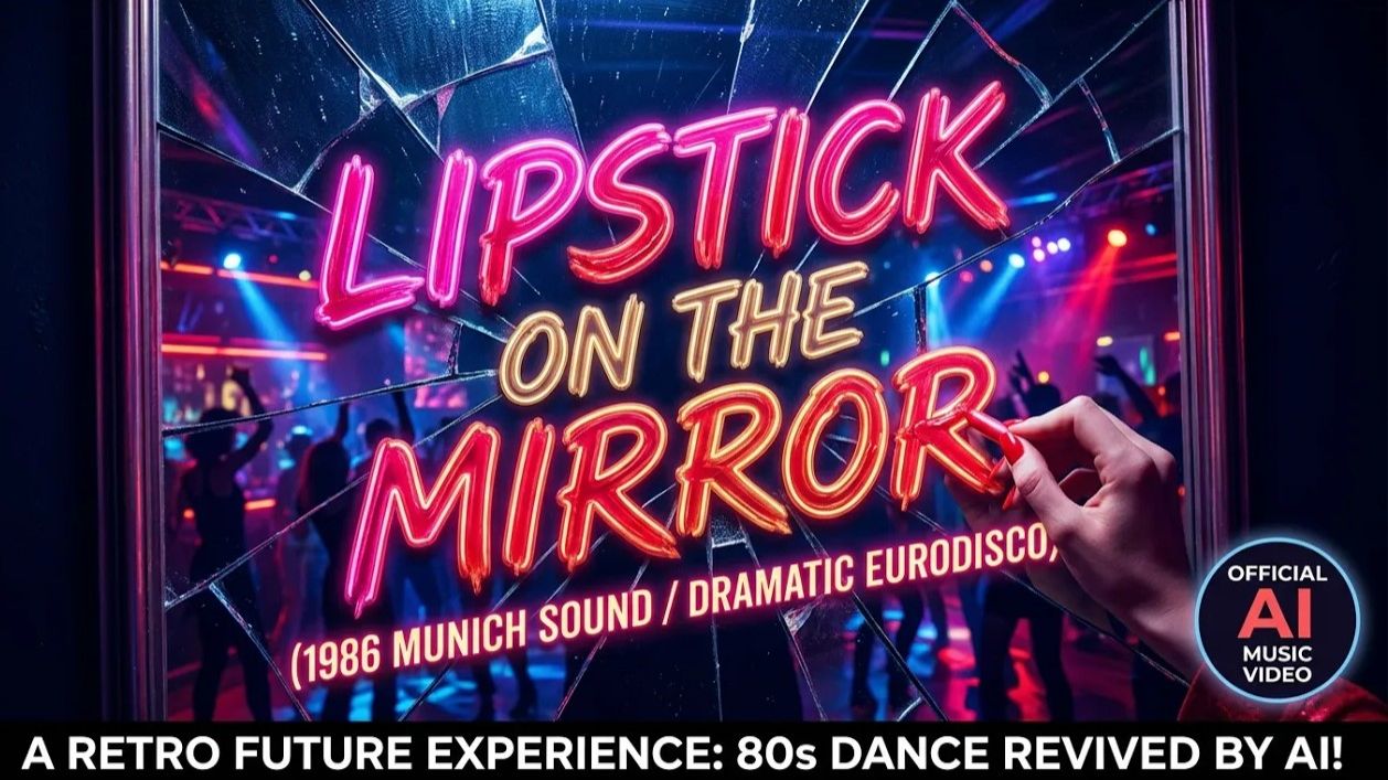Lipstick on the Mirror (1986 Munich Sound _ Dramatic Eurodisco) _ AI Music  - Redefining the 80s
