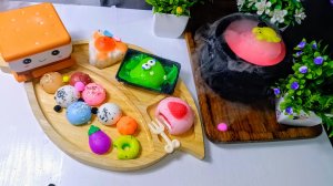 АСМР Распаковка сквишей силиконовых вкусняшек и антистрессов еды😍