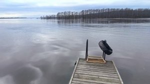 Половодье. Река разлилась затопила все вокруг !!!