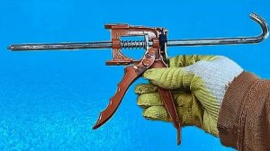 Сделал совершенно новый инструмент из пистолета для герметика. 2 ЛУЧШИЕ идеи