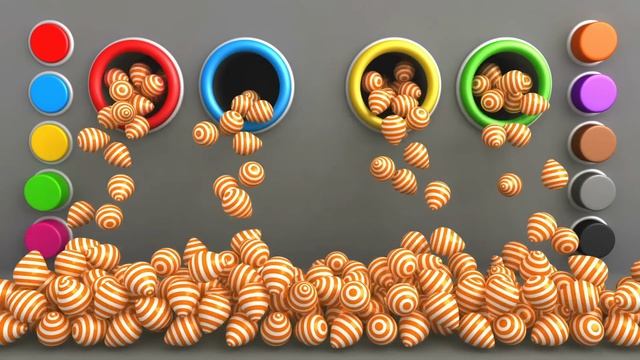 Мультик про яркие цвета боулинг для детей