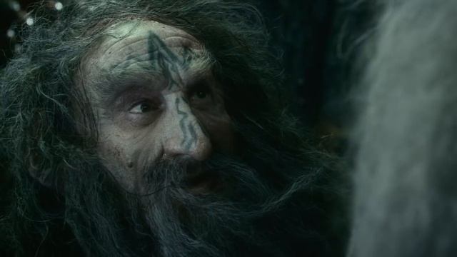 Азог нападает на Гэндальфа и Траина. Смерть Траина. Саурон. HD