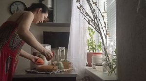 Проведали дачу🏠 Апельсиновый пирог 🥧Немного уборки🧺