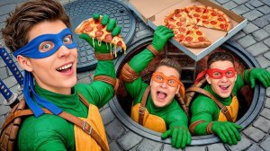 Влад а4 . ЧЕРЕПАШКИ НИНДЗЯ в Реальной Жизни ! Видео Влада Бумага а4 А 4 Bumaga