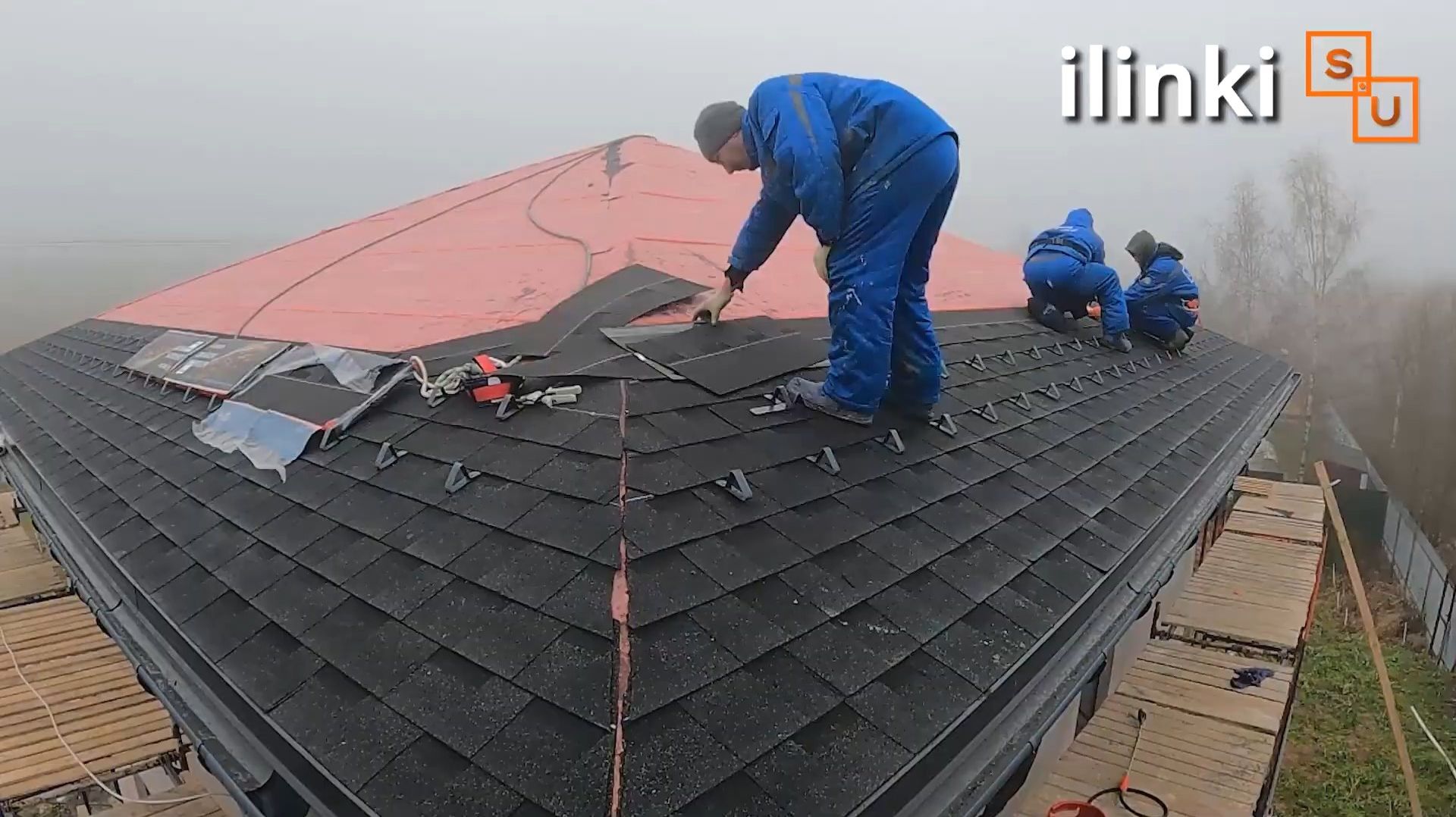 УСТРОЙСТВО КРОВЕЛЬНОГО ПИРОГА ГИБКОЙ ЧЕРЕПИЦЫ