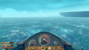 Raft гоняю на снегоходе